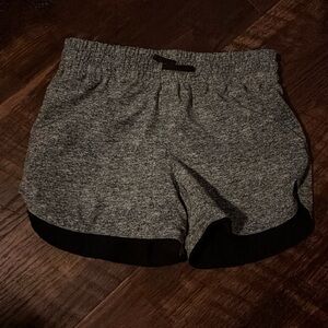 grey athletic shorts